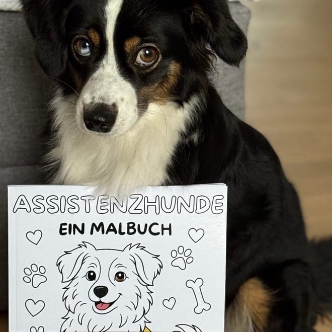 Bild von: Assistenzhunde zum Ausmalen – Unser erstes Malbuch ist da! 🎨🐾