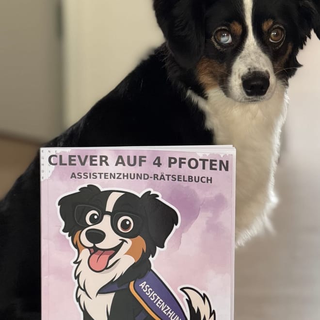 Bild von: „Clever auf 4 Pfoten“ – Mein erstes Rätselbuch ist da! 🐾🧠